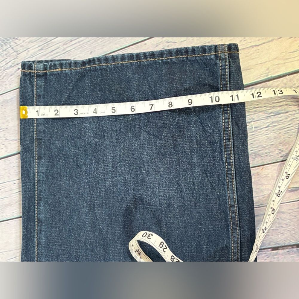 Old Navy Medium Rinse High Rise Nautical Beach Classic Preppy Wide Leg Jeans 4P - Picture 6 of 9